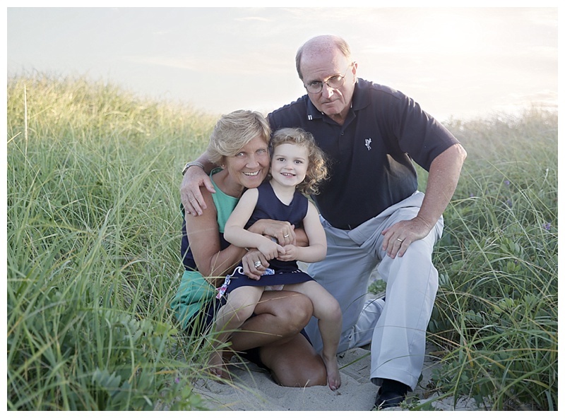 Family photos on the Beach