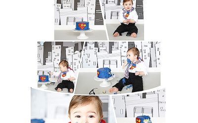 Cake Smash Photographer | Superman