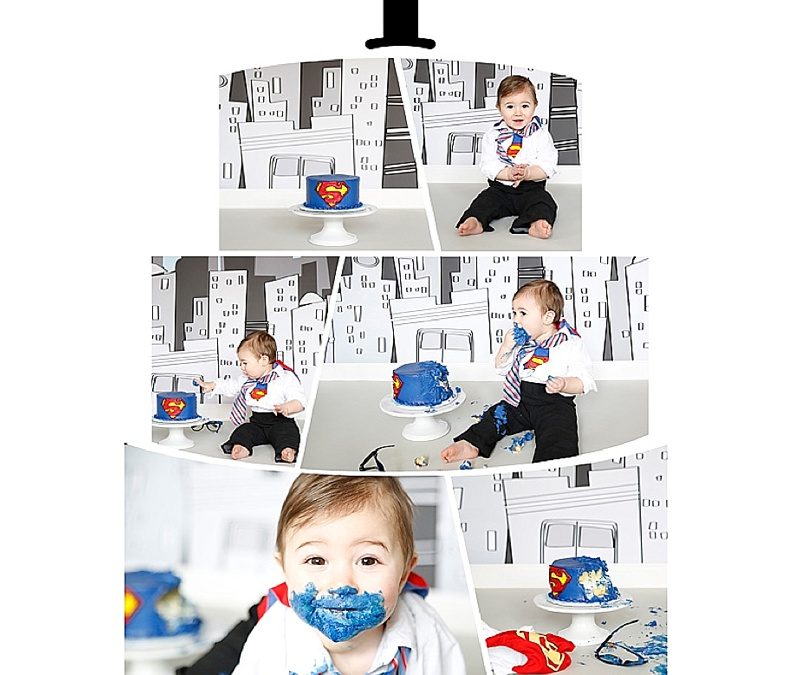 Cake Smash Photographer | Superman