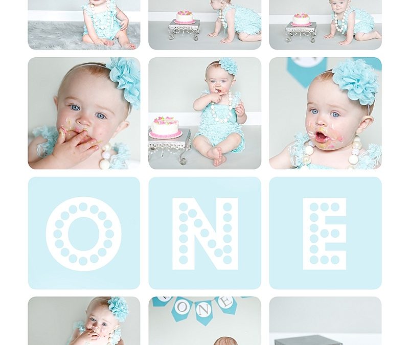 Waltham MA Cake Smash Photographer | Hanna is one!